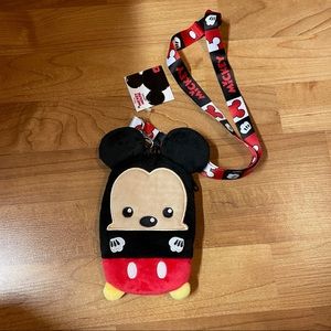 Disney Mickey Mouse men/women card holder lanyard